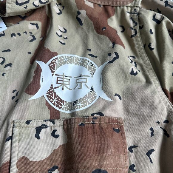 TokyoNotJapan VINTAGE ARMY DESERT CAMOUFLAGE PATTERN COMBAT JACKET - Picture 7 of 13